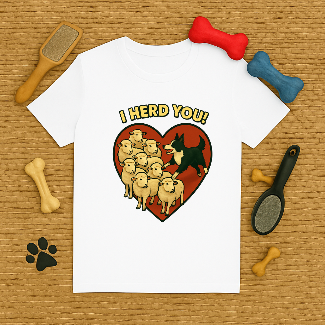 Humorous Herding Dog T-Shirt | I Herd You!