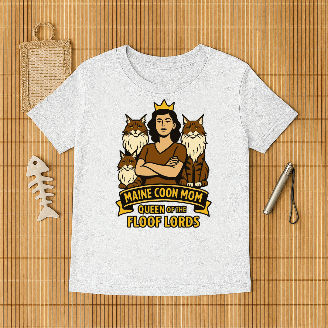 Maine Coon Mom, Queen Of The Floof Lords