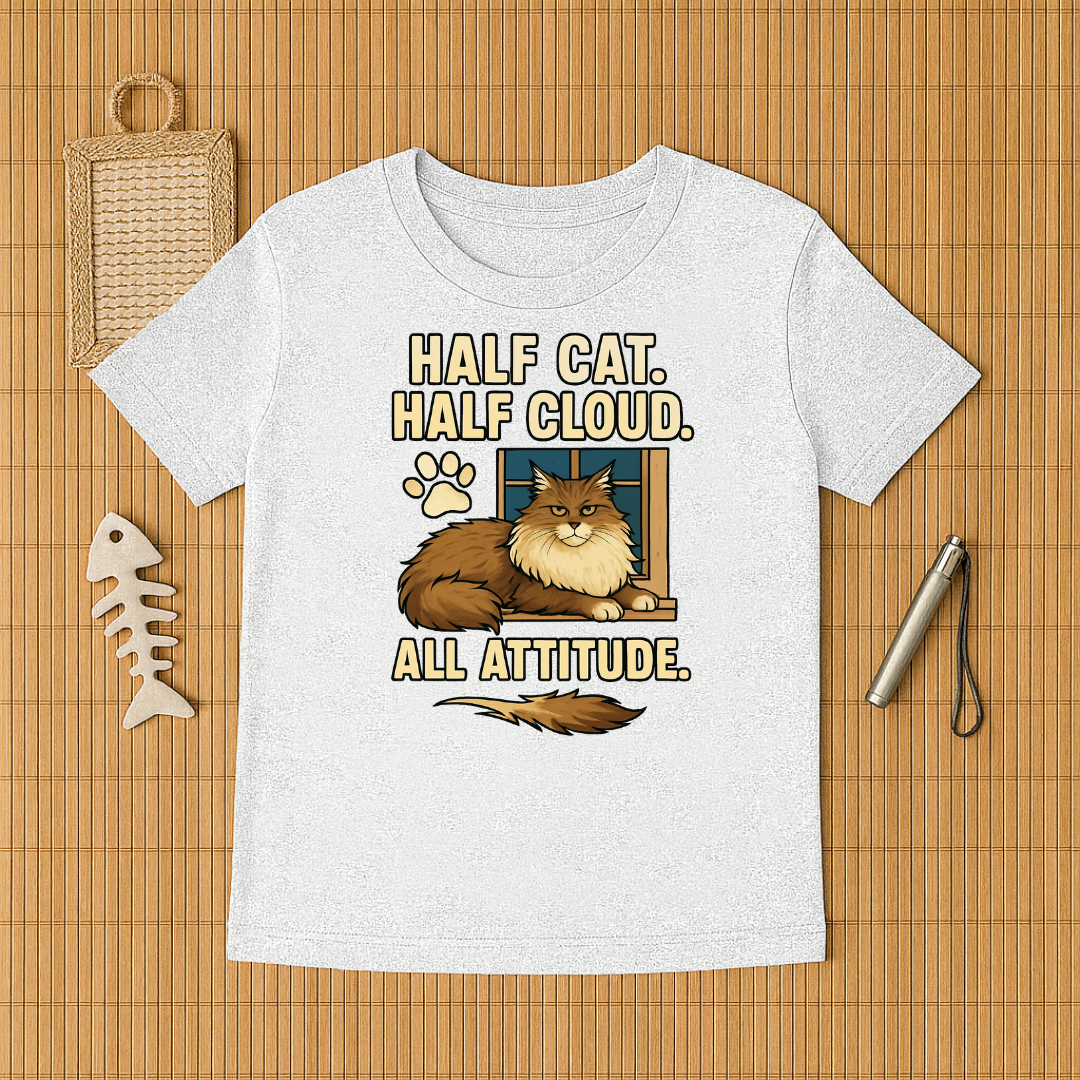 Half Cat Half Cloud All Attitude