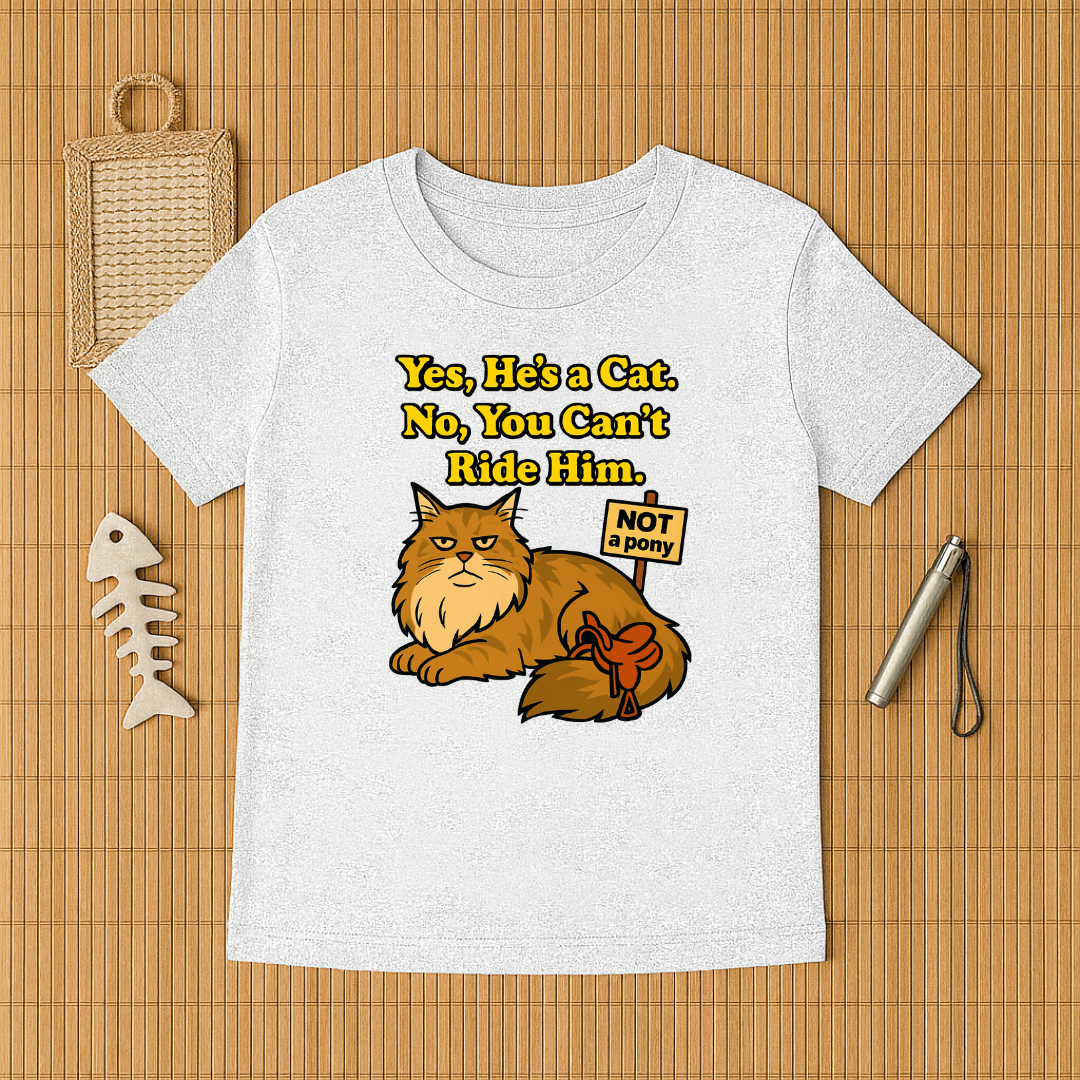 Yes, He's A Cat. No, You Can't Ride Him.