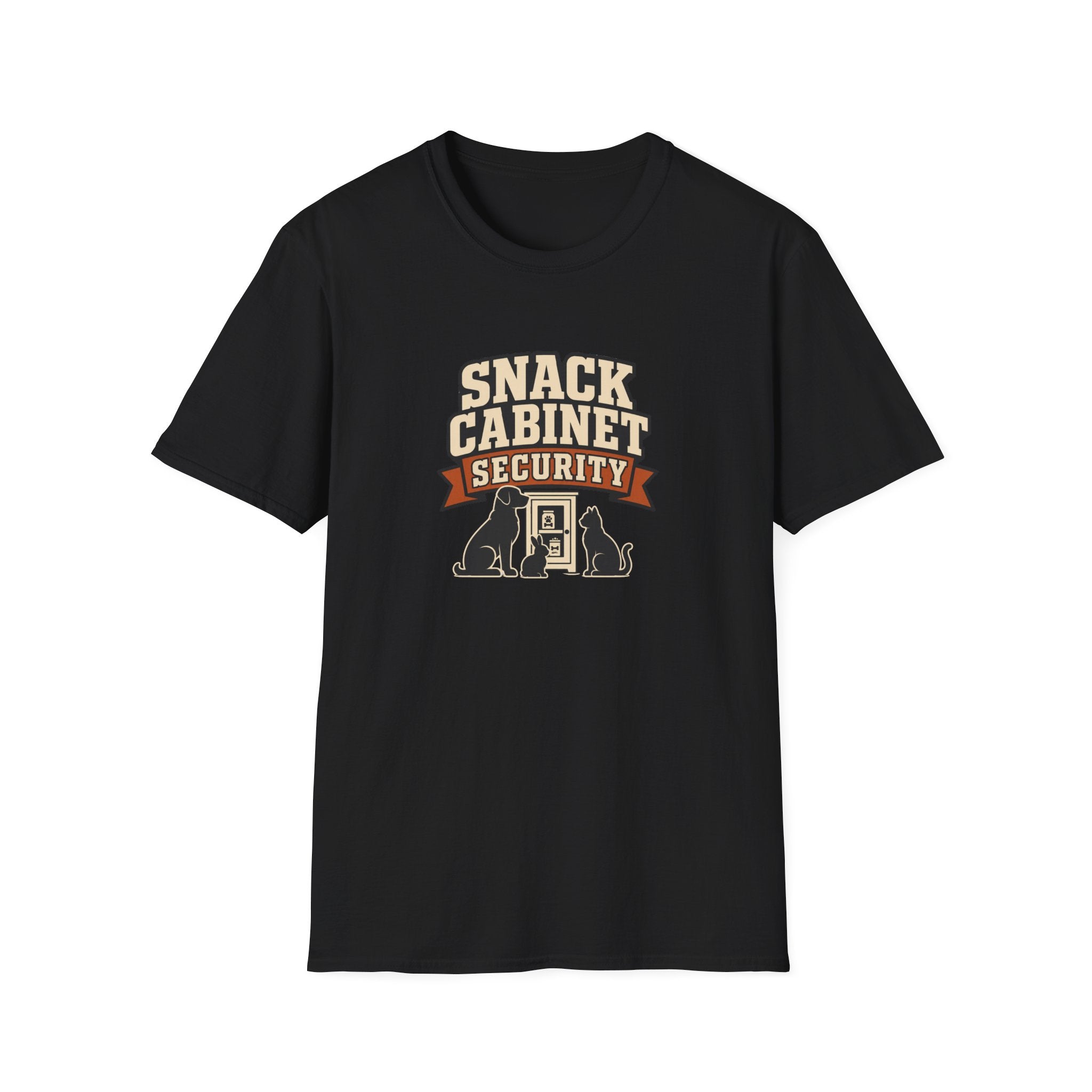 T-Shirt — “Snack Cabinet Security” Funny Pet Lover Tee