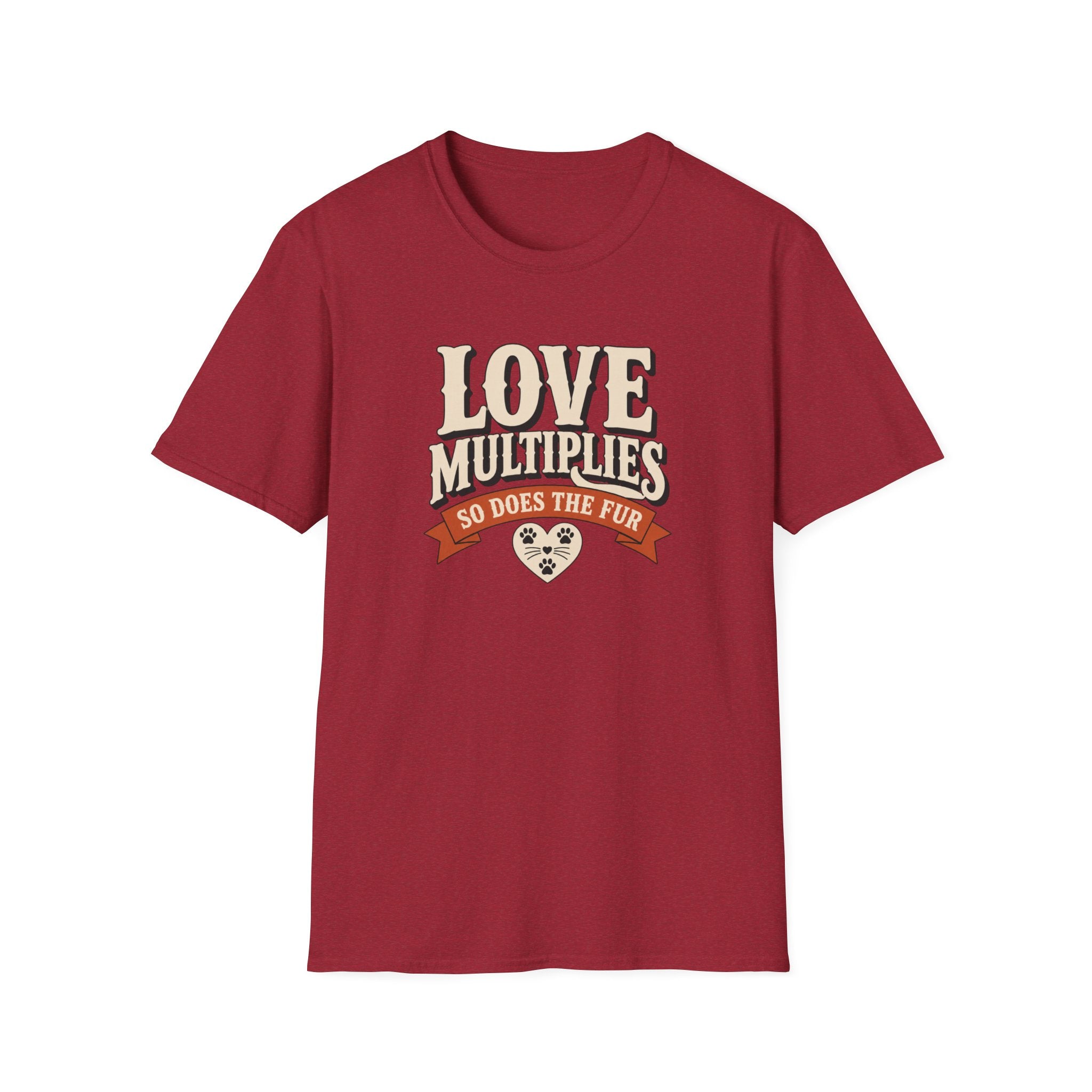 Love Multiplies — Pet Mom/Dad Tee (“So Does The Fur”)