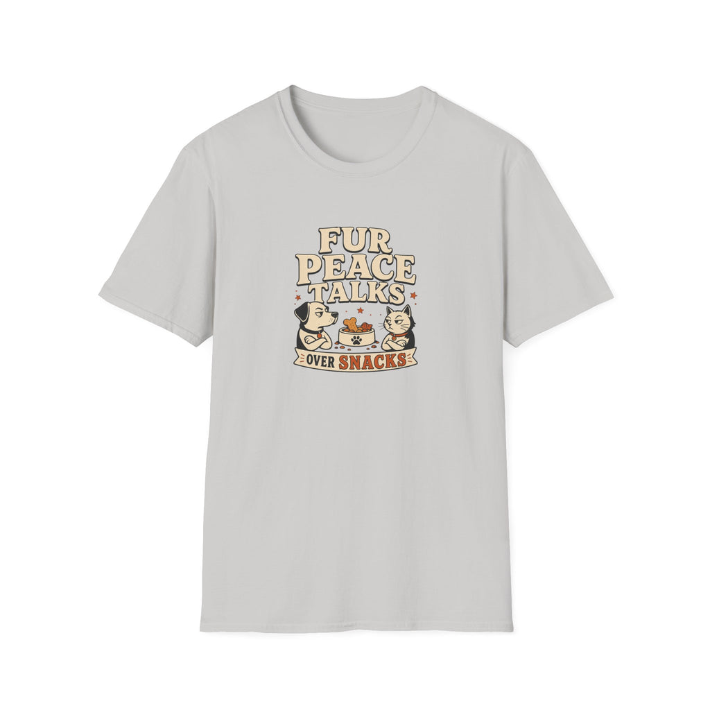 Fur Peace Talks T-Shirt — Cute Pet-Lover Graphic Tee