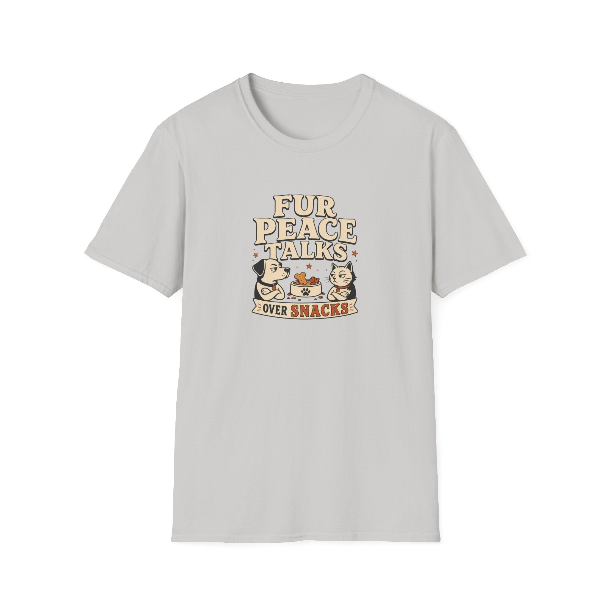 Fur Peace Talks T-Shirt — Cute Pet-Lover Graphic Tee