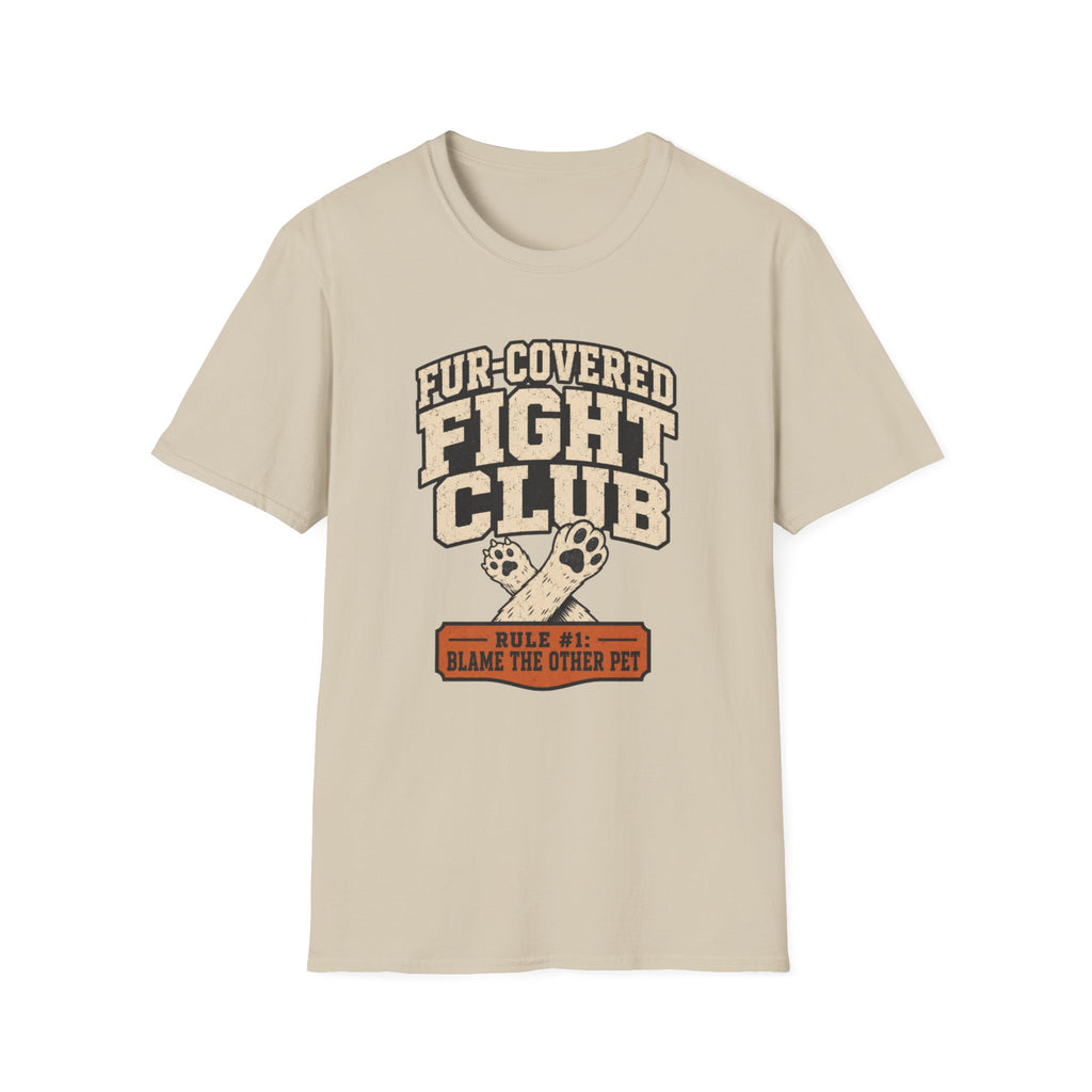 Fur-Covered Fight Club T-Shirt