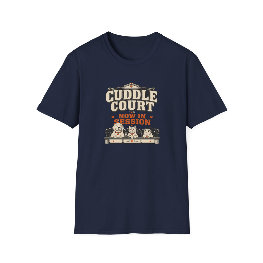 "Cuddle Court Now In Session" Cute Pet Lounge Tee