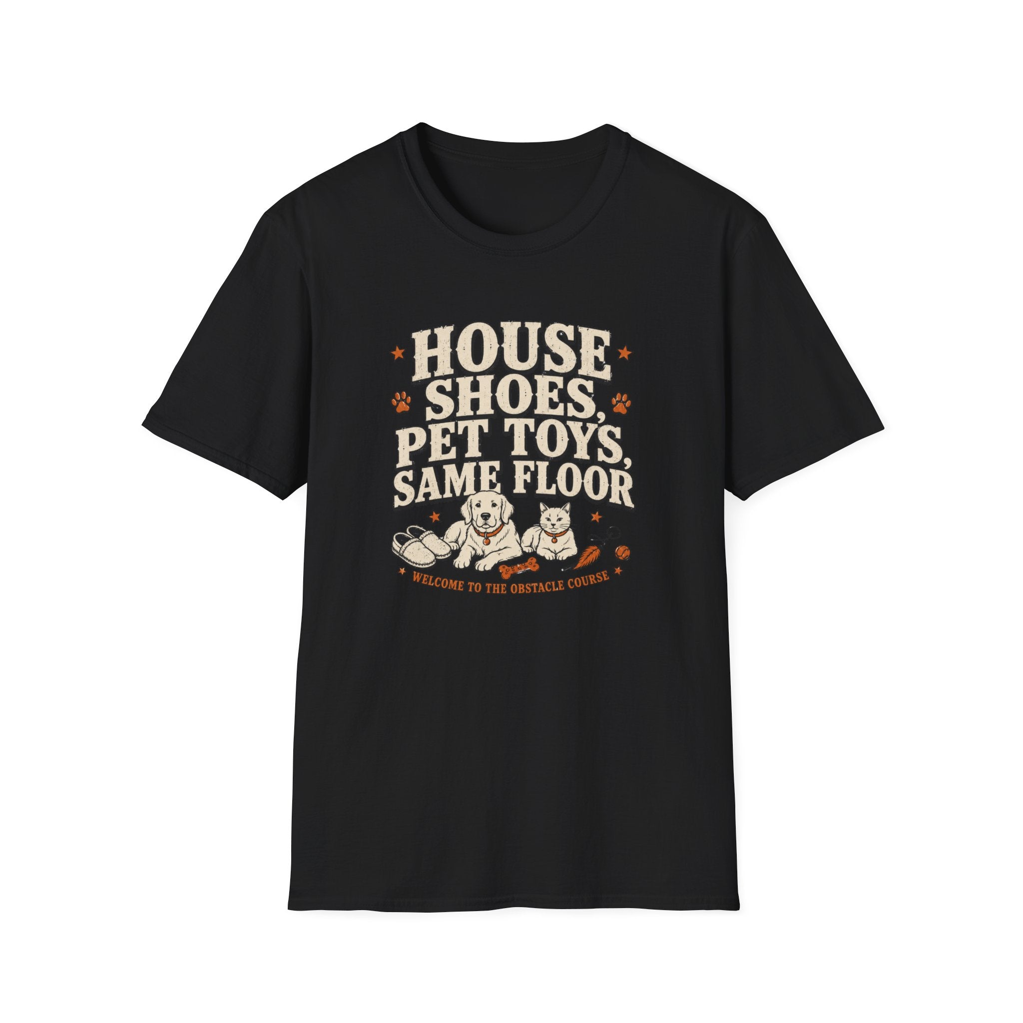 "House Shoes, Pet Toys, Same Floor" Graphic Tee