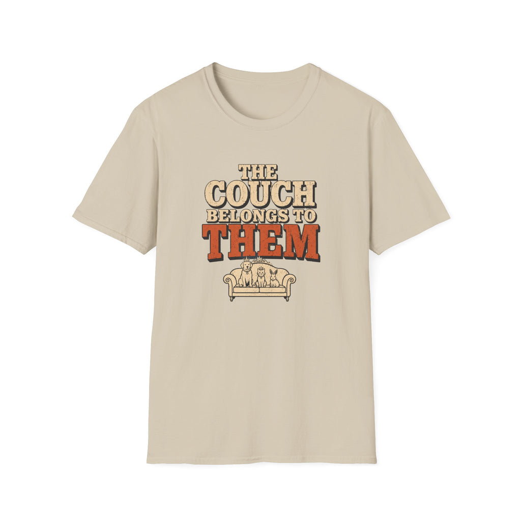 "The Couch Belongs to Them" Retro Graphic Tee