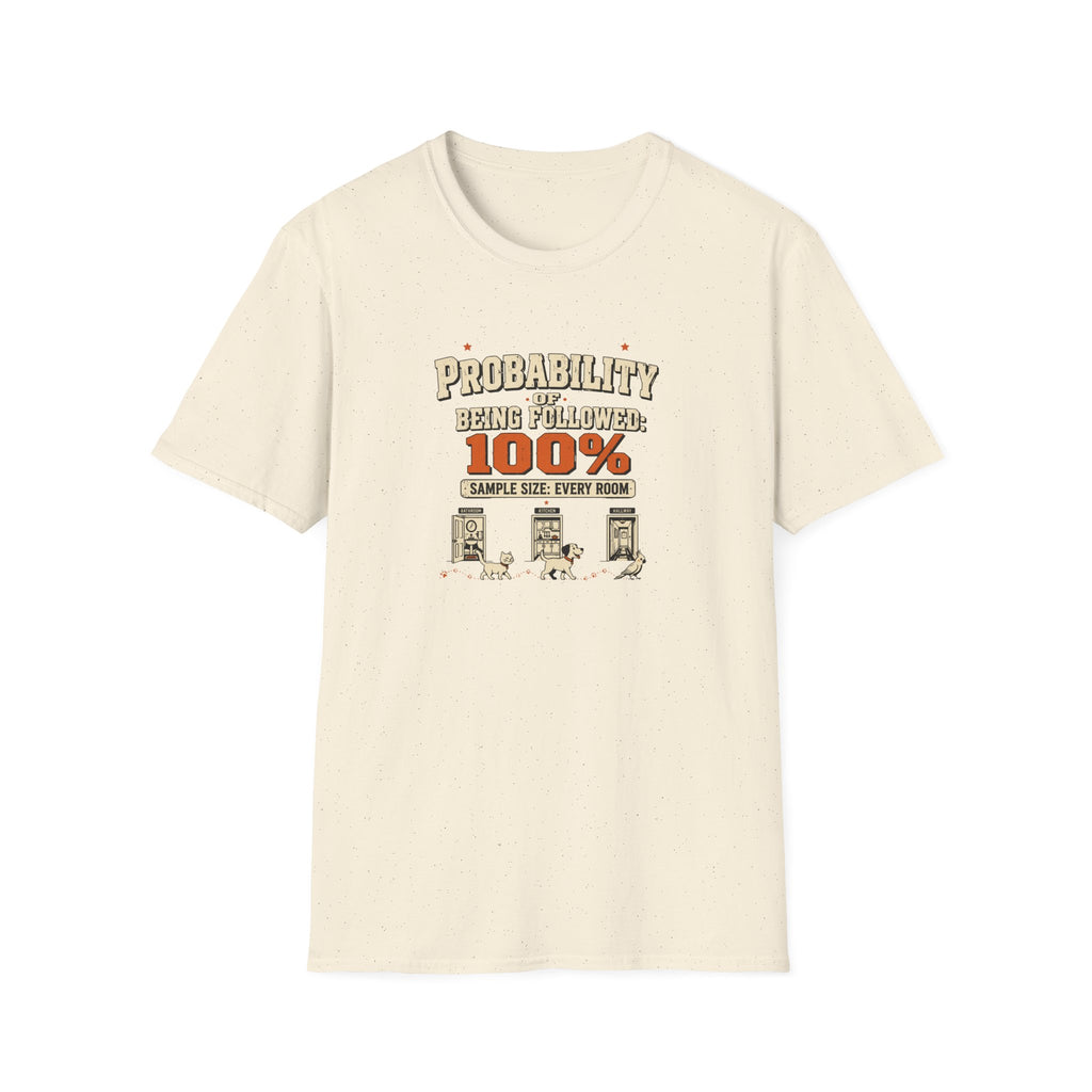 "Probability of Being Followed 100%" Vintage Graphic Tee