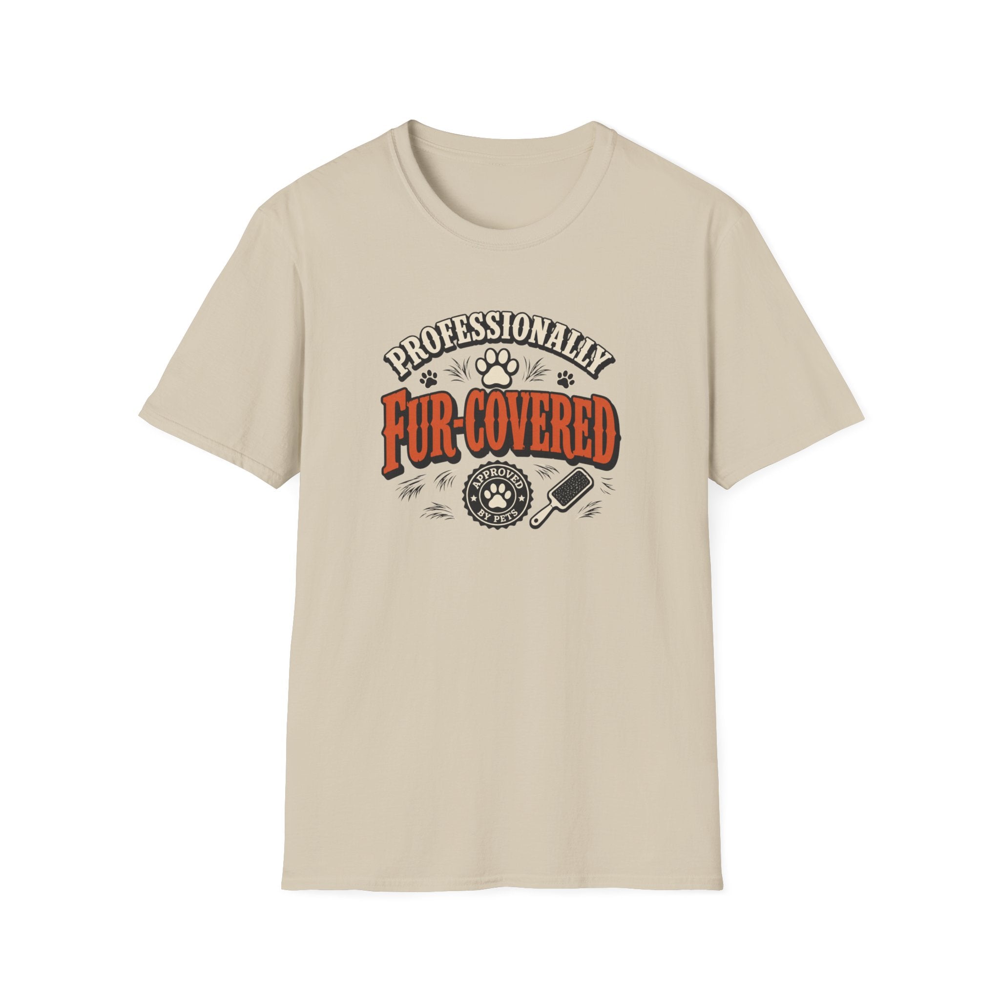 Professionally Fur-Covered T-Shirt