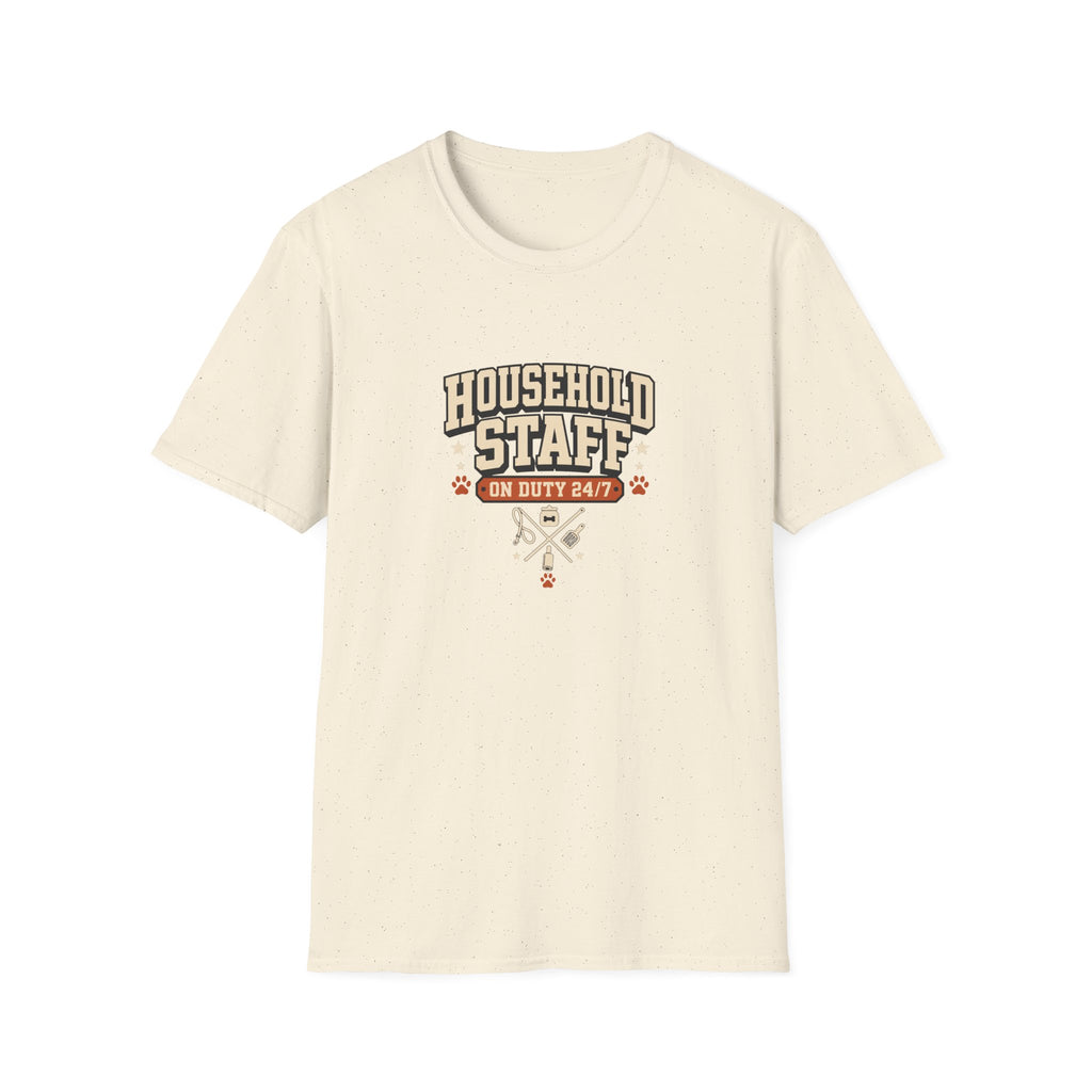 Household Staff — 'On Duty 24/7' Multi-Pet Household Tee