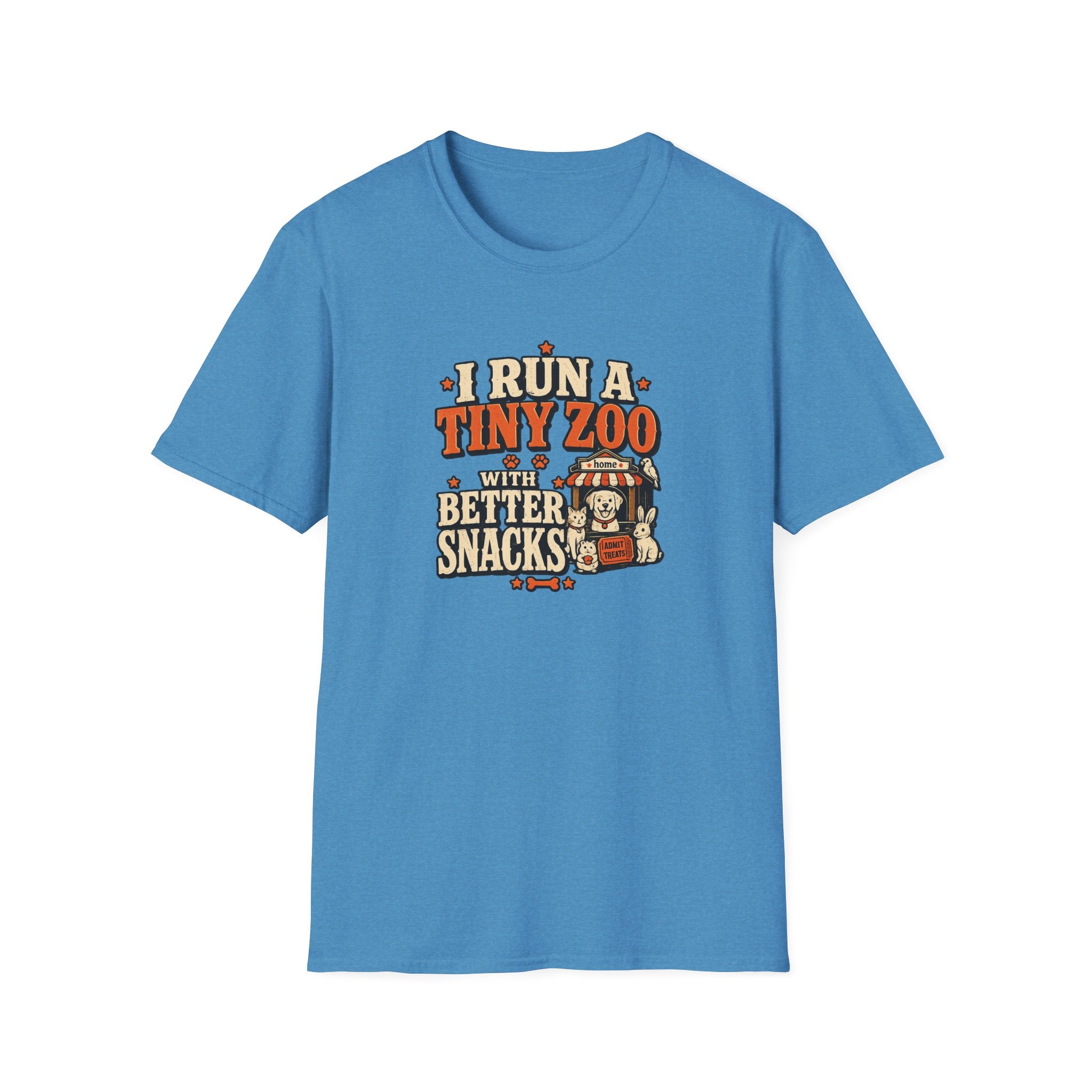 “I Run a Tiny Zoo With Better Snacks” Cute Animal Graphic Tee
