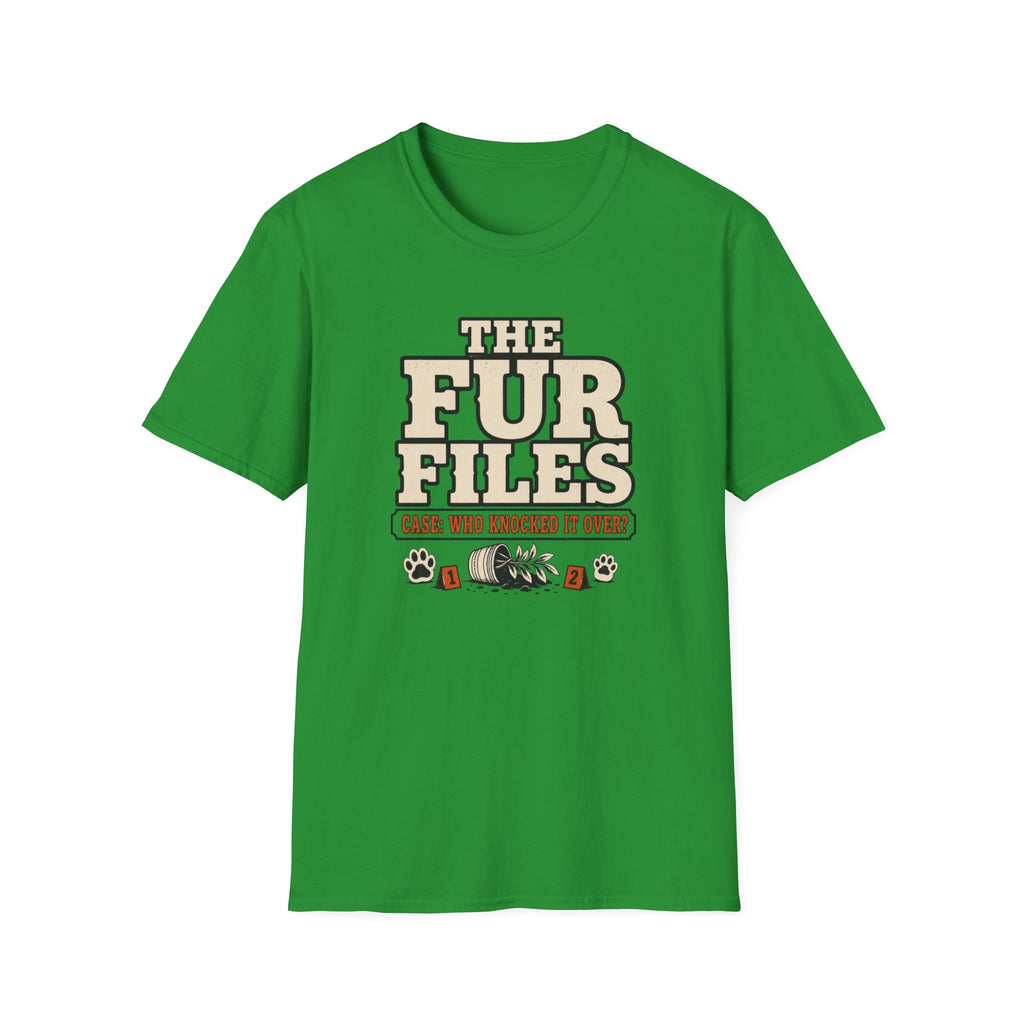 "The Fur Files" Funny Pet Owner Tee