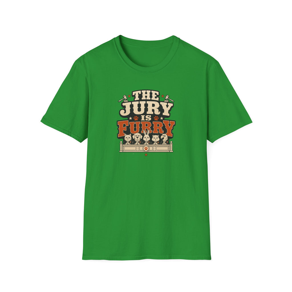 The Jury Is Furry — Funny Pet Lover Graphic Tee