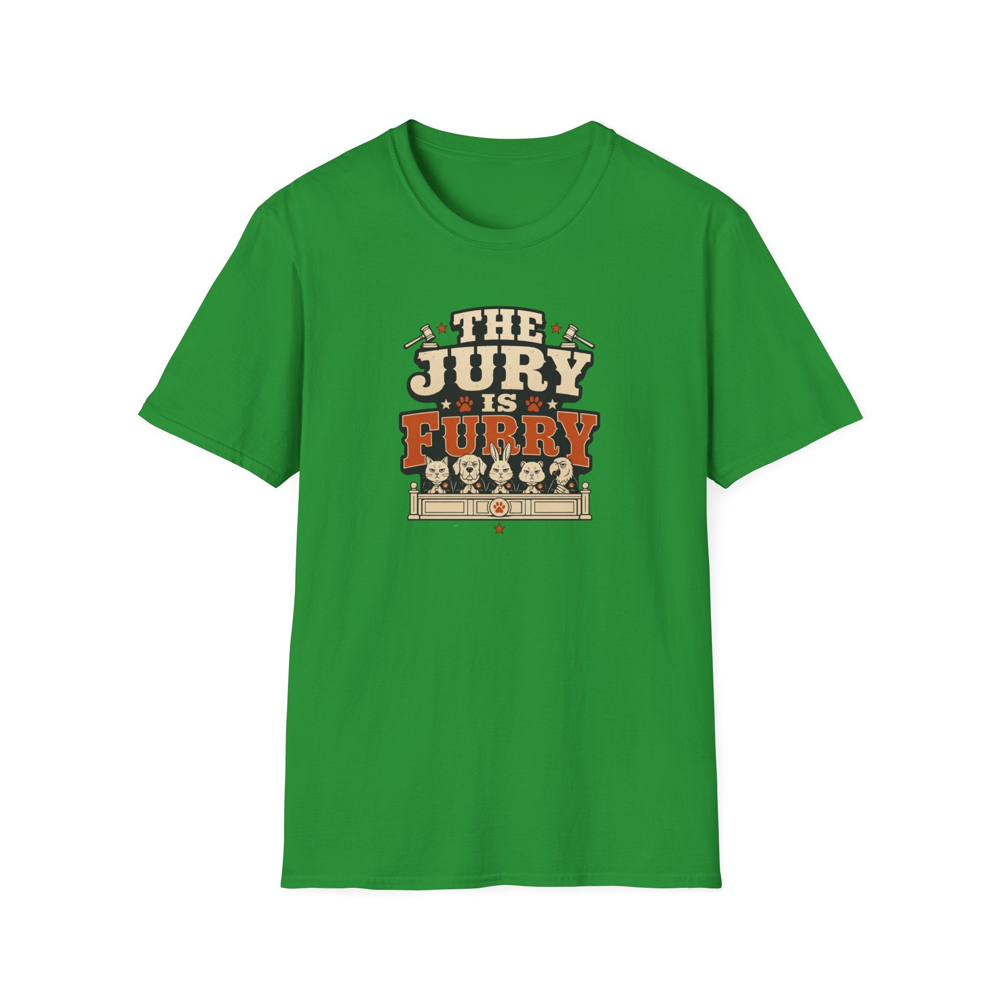 The Jury Is Furry — Funny Pet Lover Graphic Tee