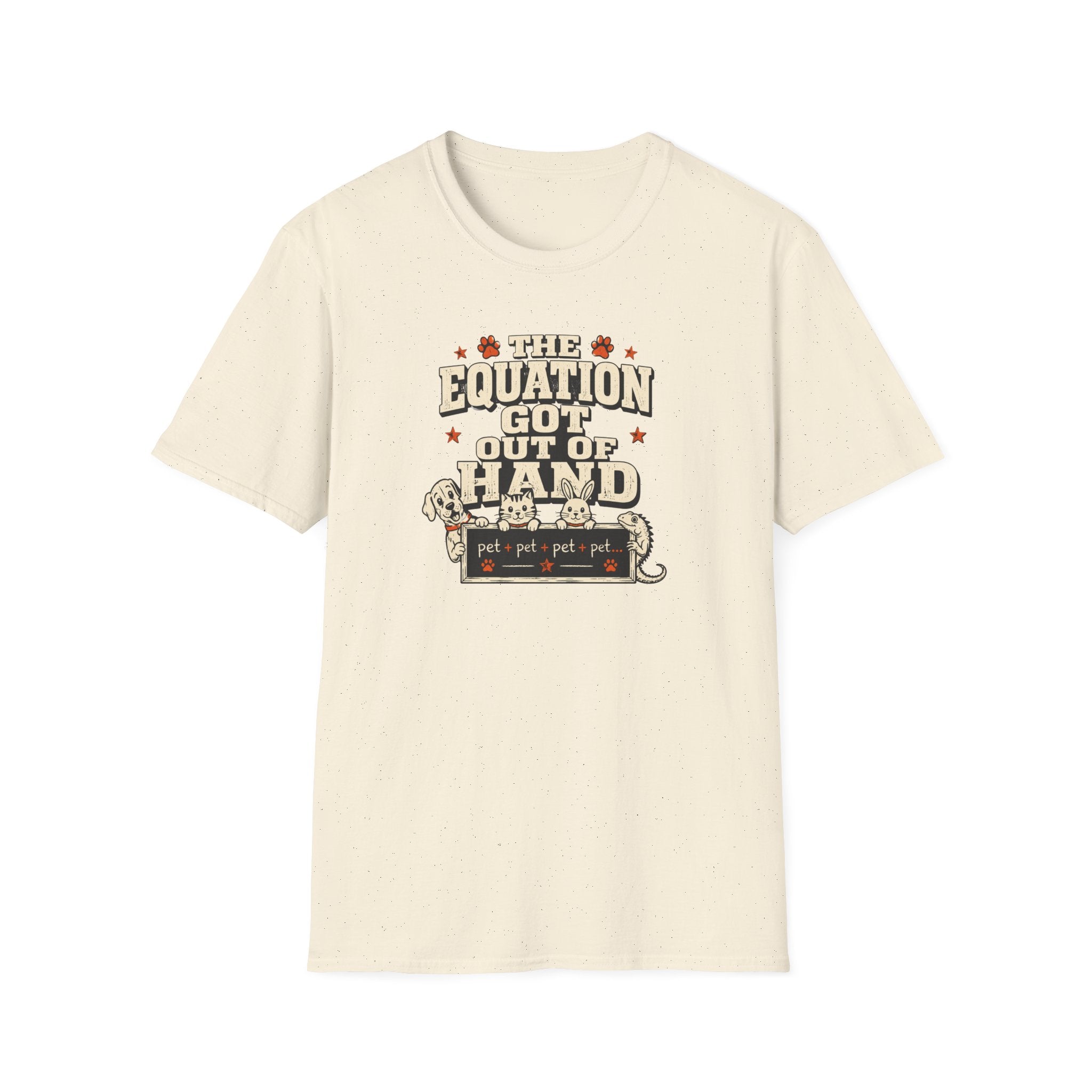 "The Equation Got Out of Hand" Cute Multi-Math Pet Graphic Tee