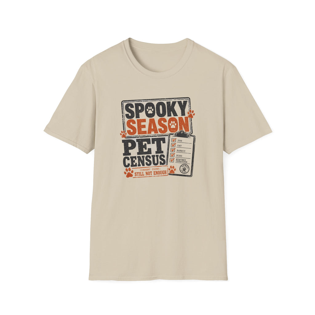 Spooky Season Pet Census T-Shirt