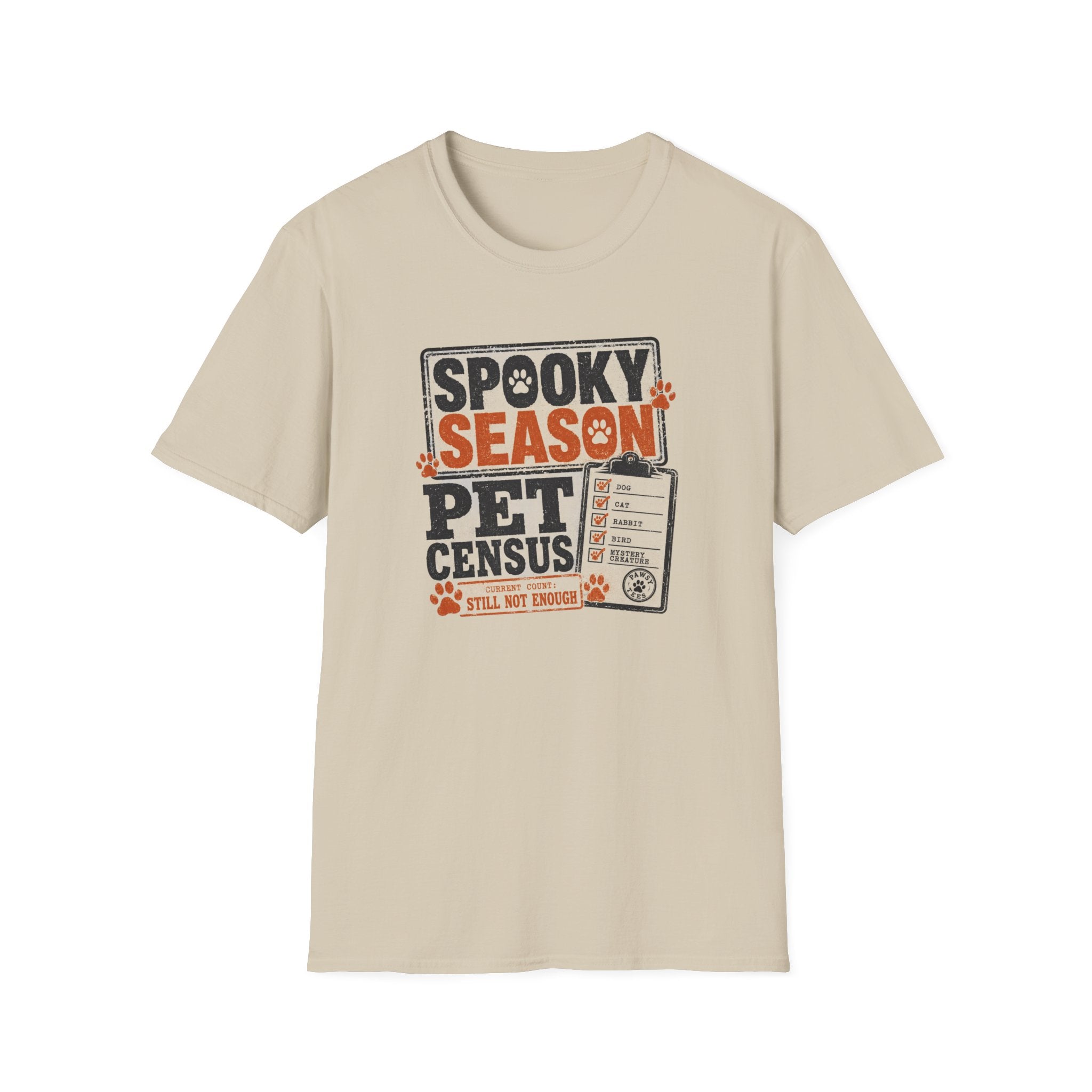 Spooky Season Pet Census T-Shirt