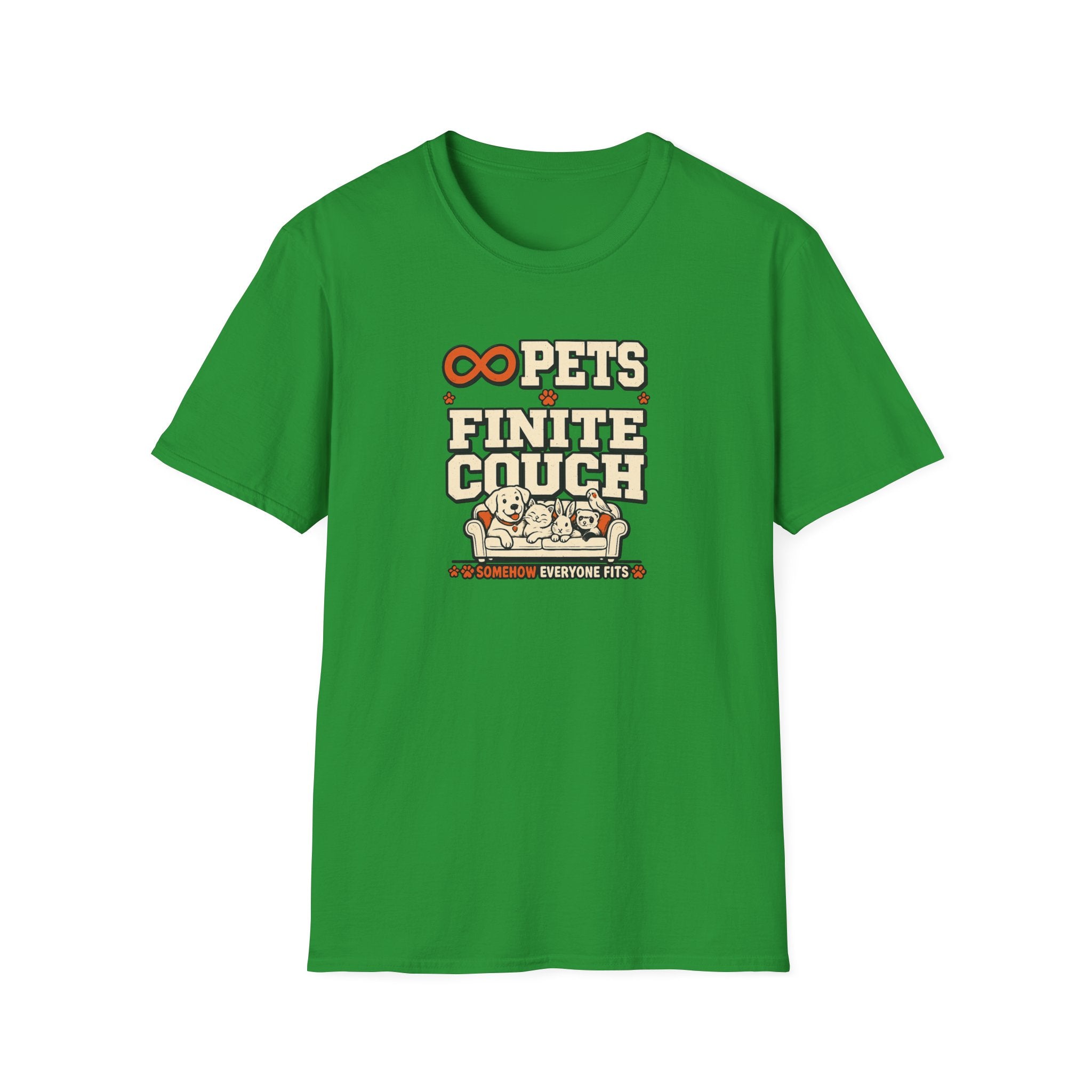 “Infinite Pets, Finite Couch” Graphic T