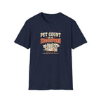 "Pet Count Is A Suggestion" Cute Cat & Dog Graphic Tee