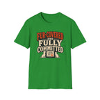 T-Shirt — "Fur-Covered and Fully Committed" Vintage Dog & Cat Lover Tee