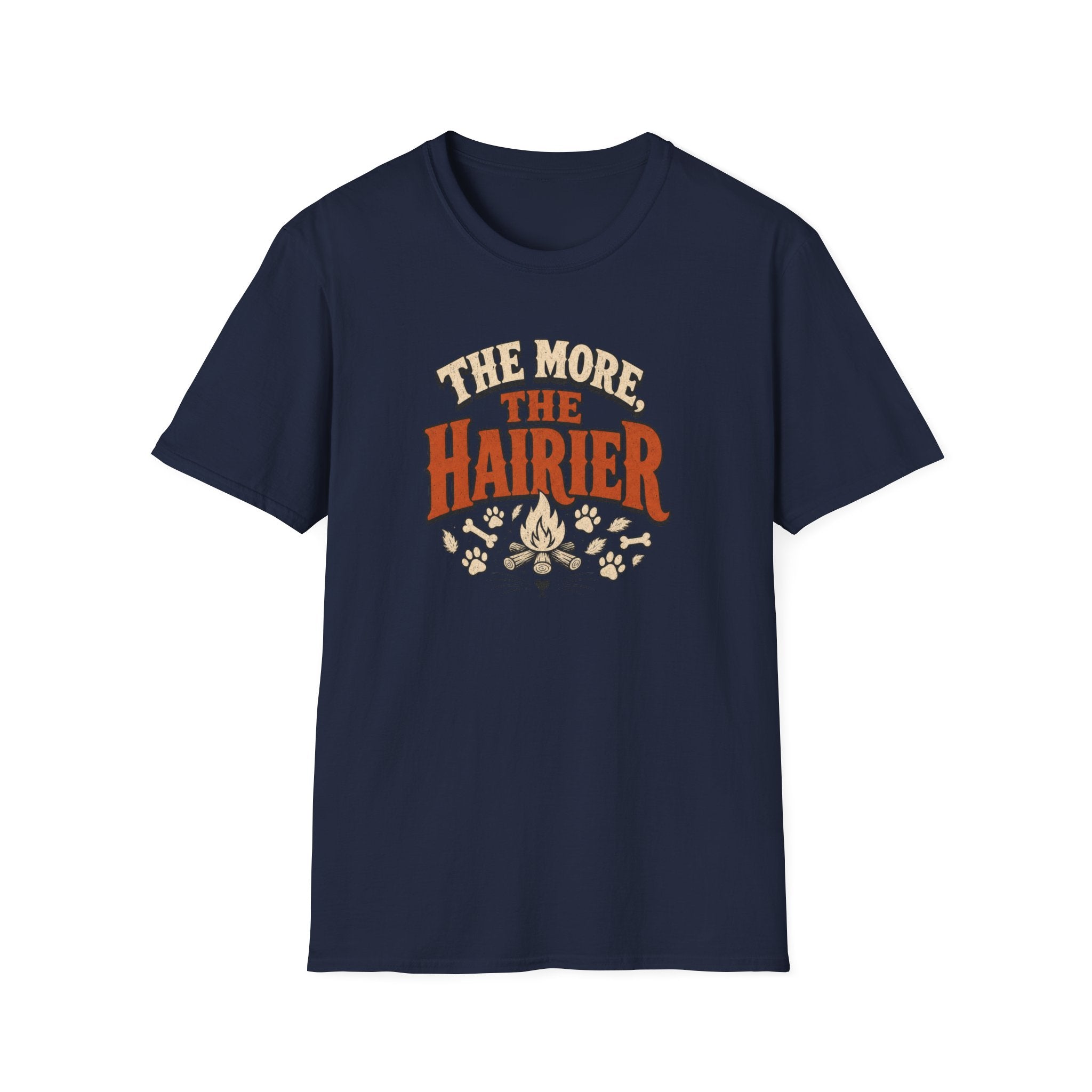 The More The Hairier — Funny Dog Mom Graphic Tee