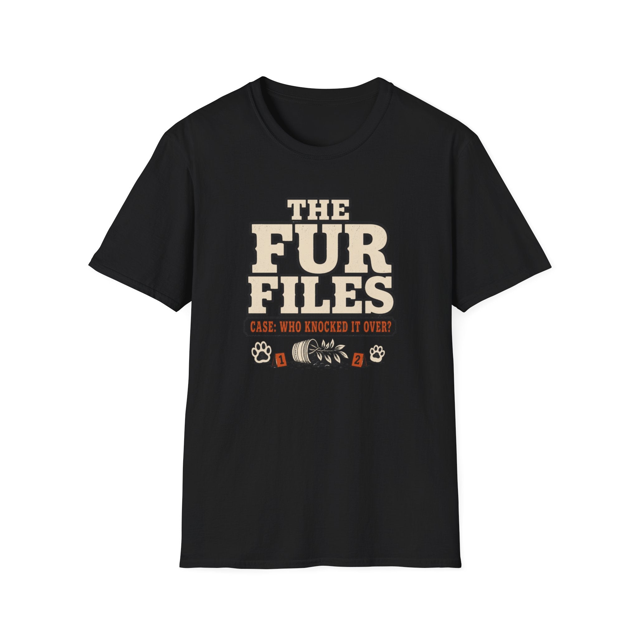 "The Fur Files" Funny Pet Owner Tee