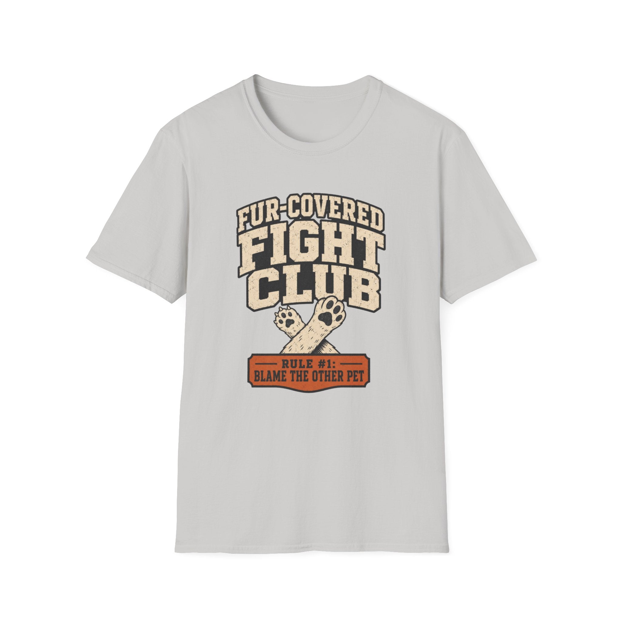 Fur-Covered Fight Club T-Shirt