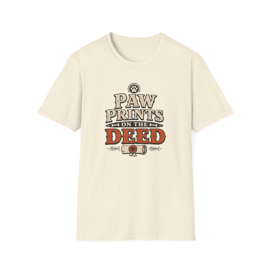 Paw Prints on the Deed - Multi-Pet Lovers Tee