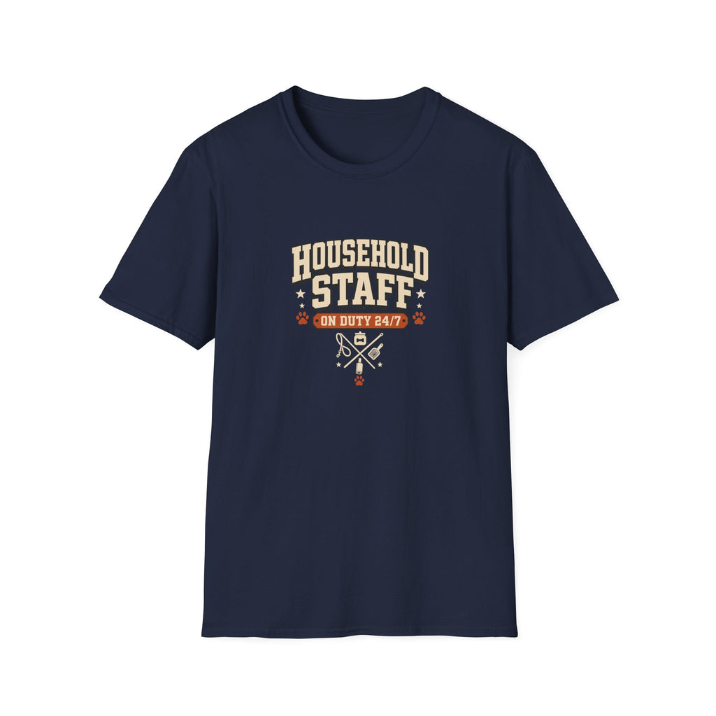 Household Staff — 'On Duty 24/7' Multi-Pet Household Tee
