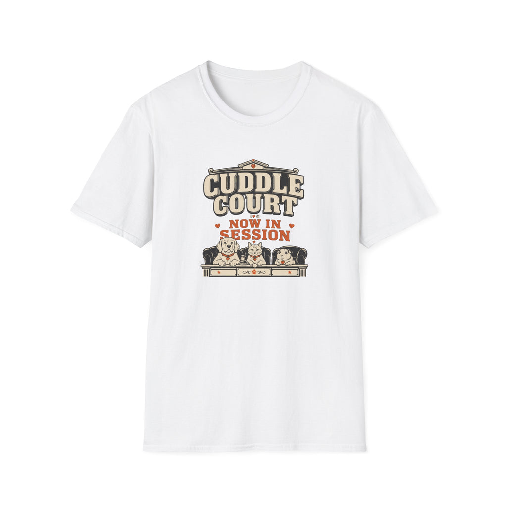 "Cuddle Court Now In Session" Cute Pet Lounge Tee