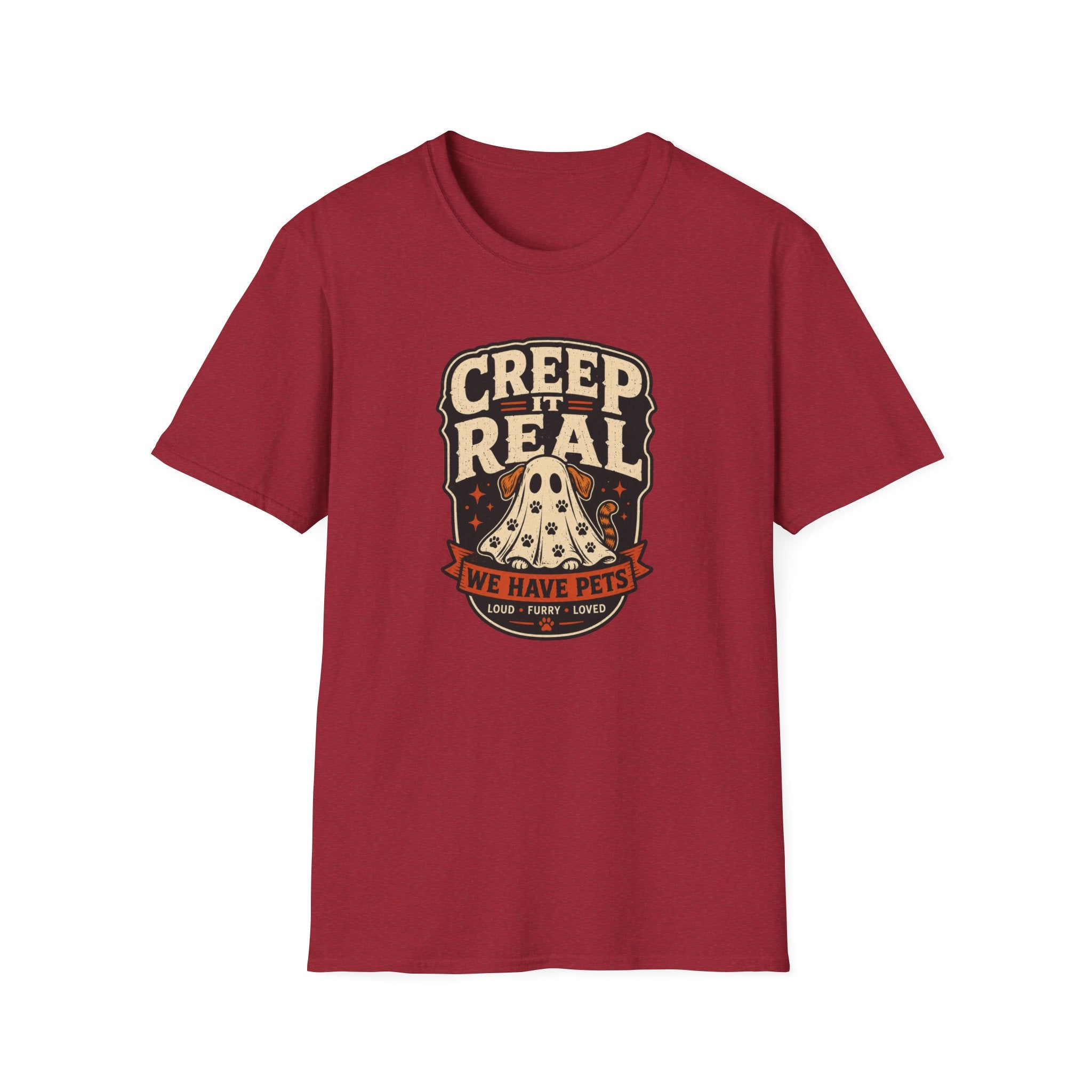 Creep It Real — Retro Multi-Pet Ghost Halloween Tee