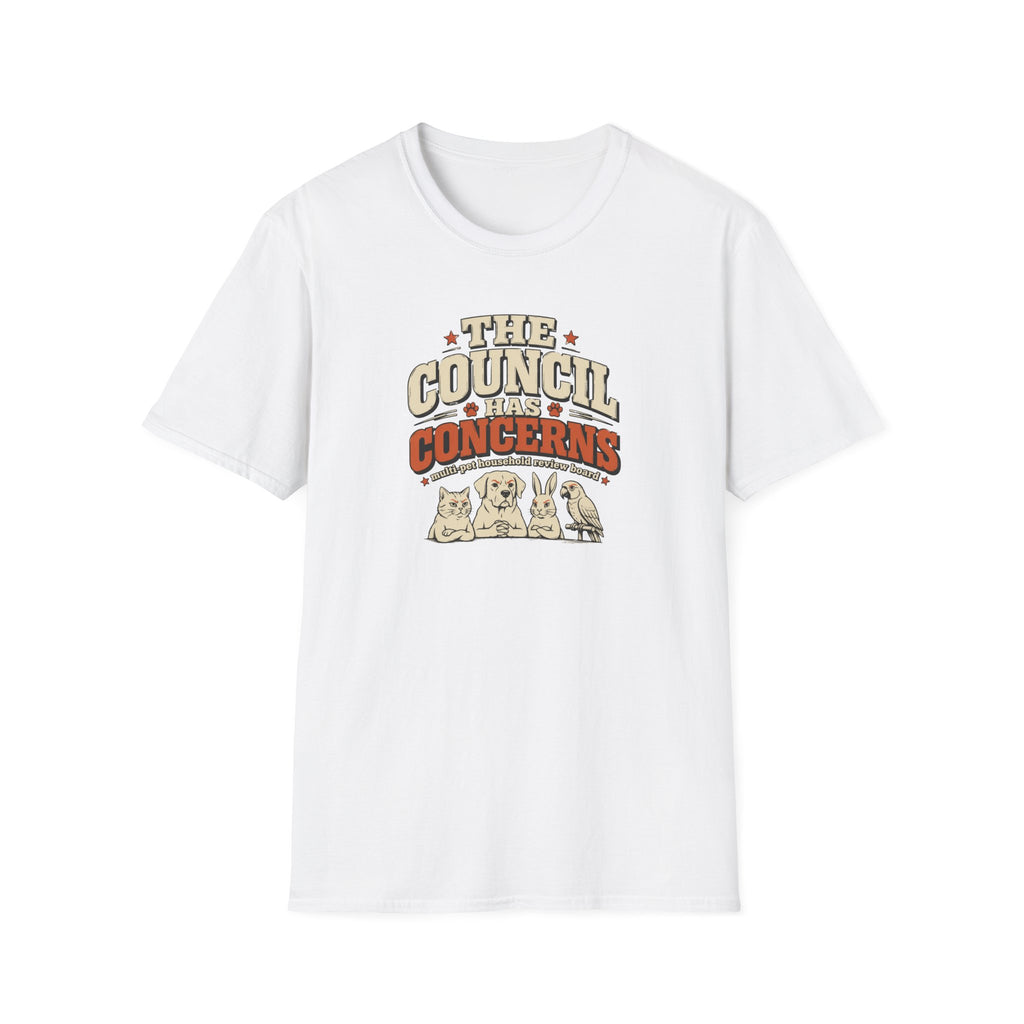"The Council Has Concerns" Retro Pet Graphic Tee