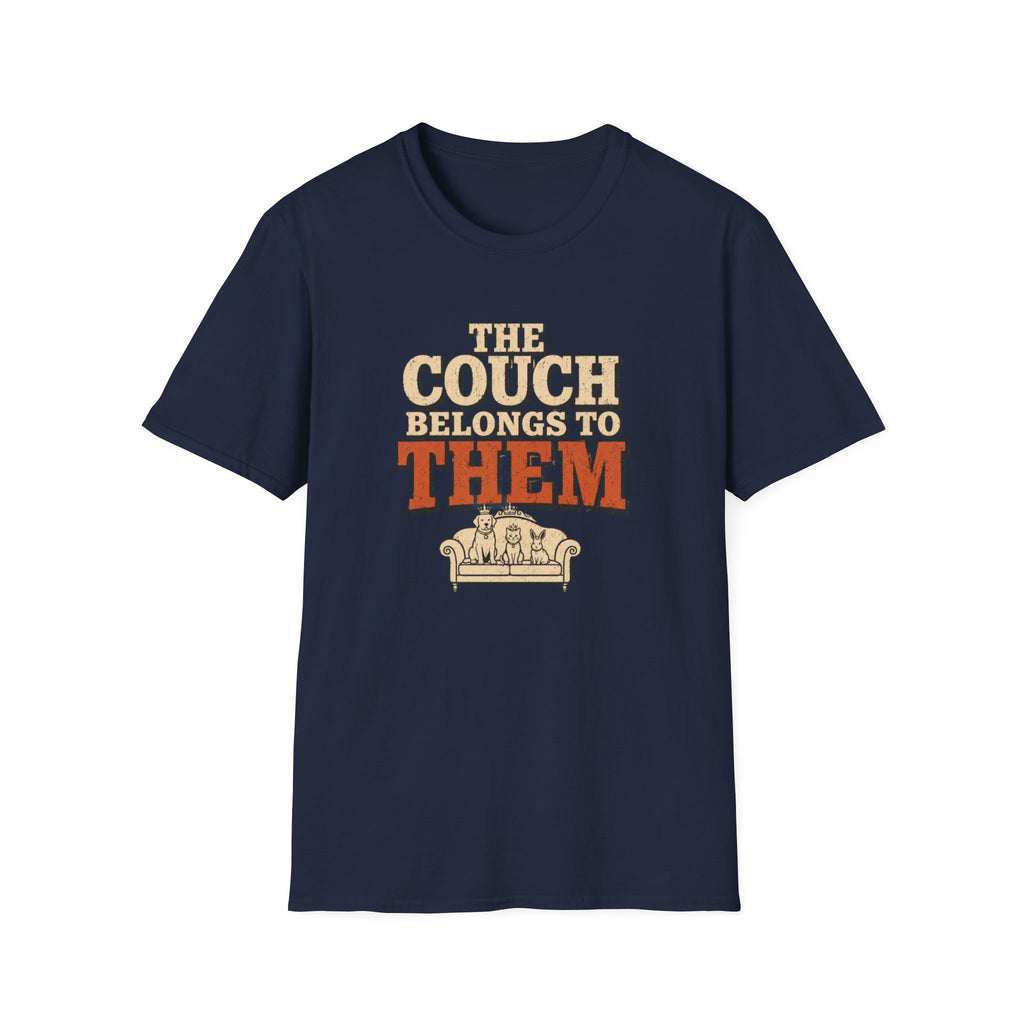 "The Couch Belongs to Them" Retro Graphic Tee