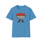Normal Was Never The Goal T-Shirt — Funny Cat & Dog Retro Statement Tee