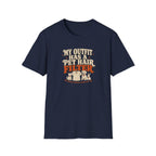 “My Outfit Has a Pet Hair Filter” Funny Pet Lover Tee