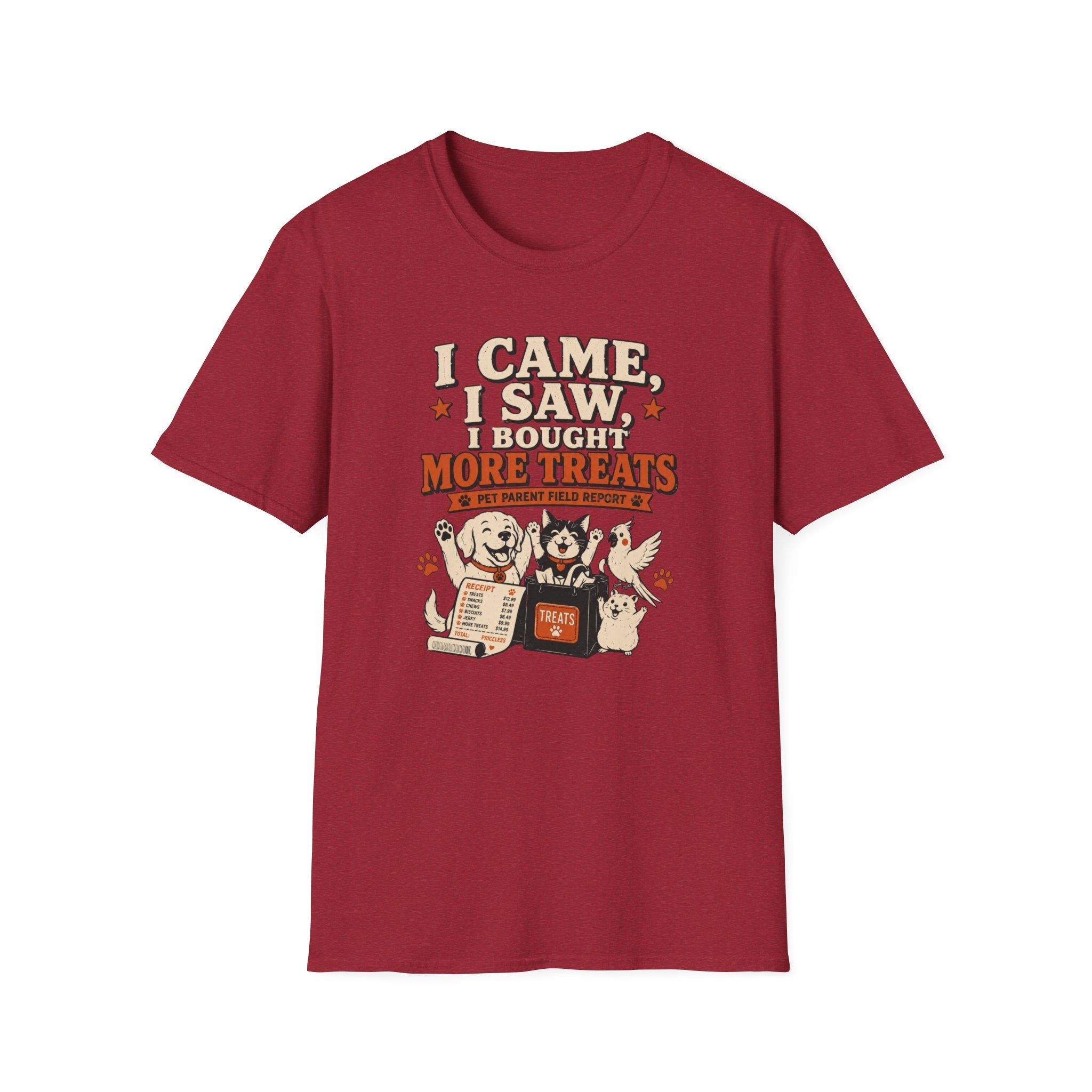 I Came I Saw I Bought More Treats — Pet Parent Tee