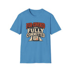 T-Shirt — "Fur-Covered and Fully Committed" Vintage Dog & Cat Lover Tee