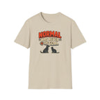 Normal Was Never The Goal T-Shirt — Funny Cat & Dog Retro Statement Tee
