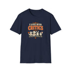 I Live With Critics Cute Pet Parents Tee