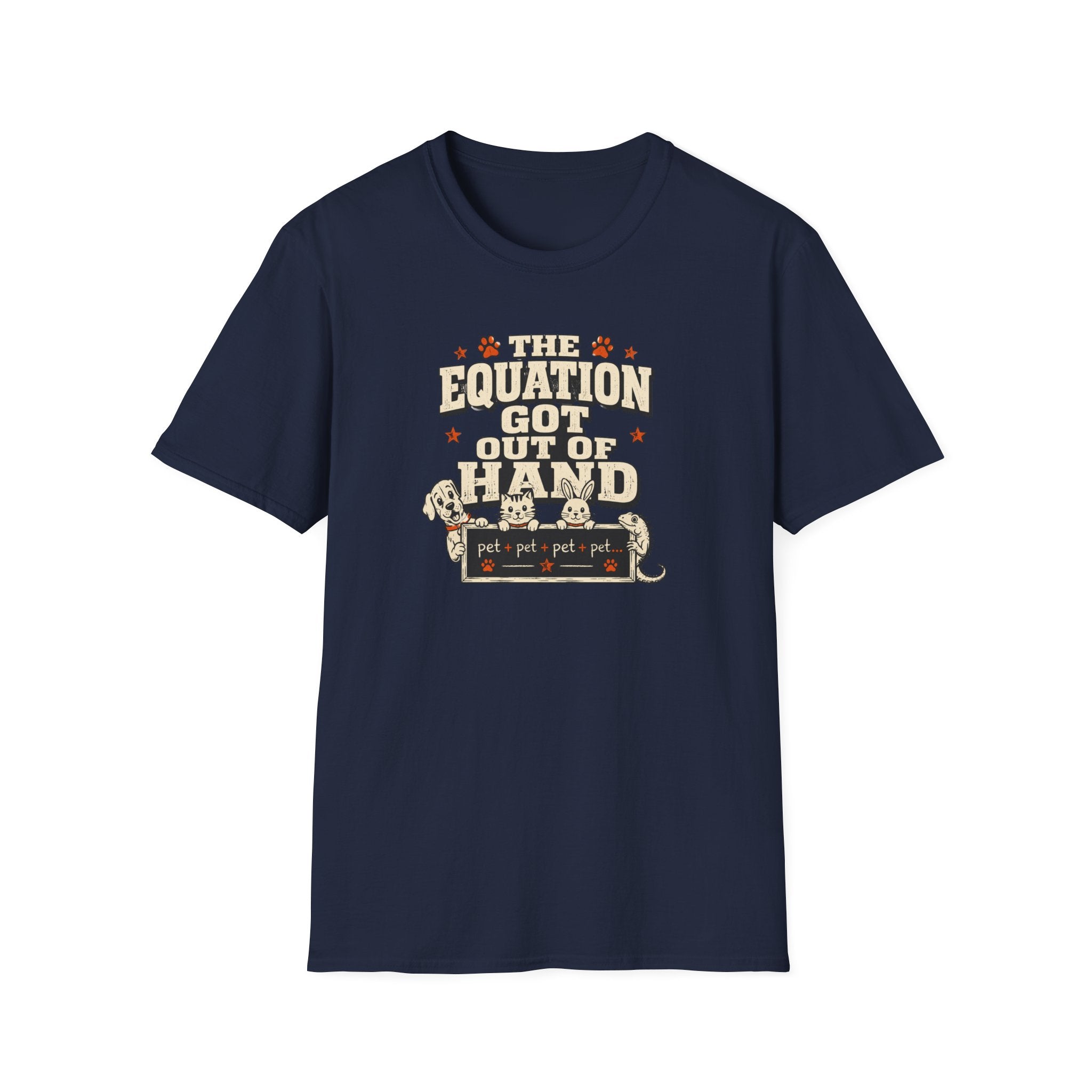 "The Equation Got Out of Hand" Cute Multi-Math Pet Graphic Tee