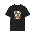 Fur & Chaos Social Club T-Shirt — Funny Pet Lover Tee