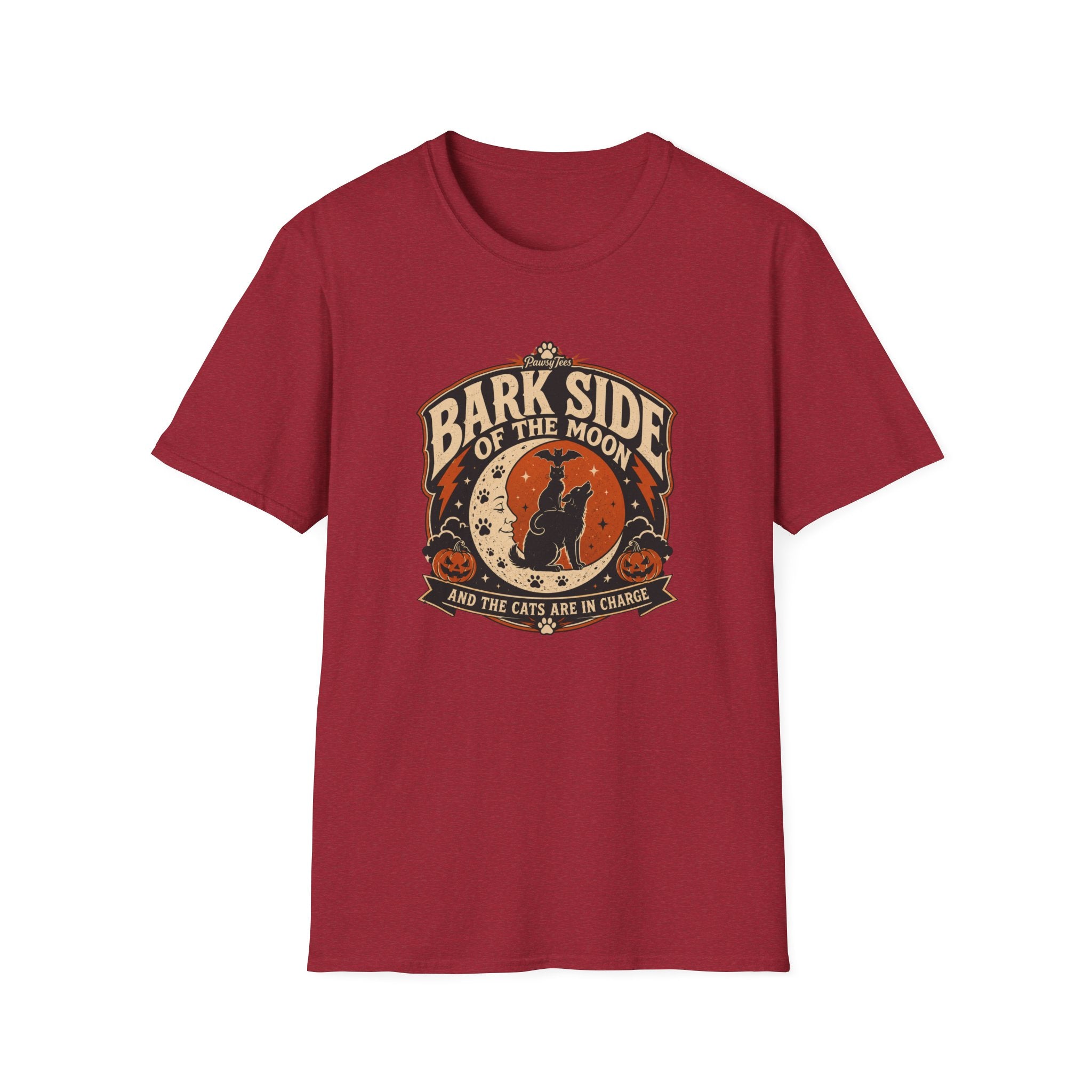 Bark Side of the Moon Halloween Pet Lovers T-Shirt