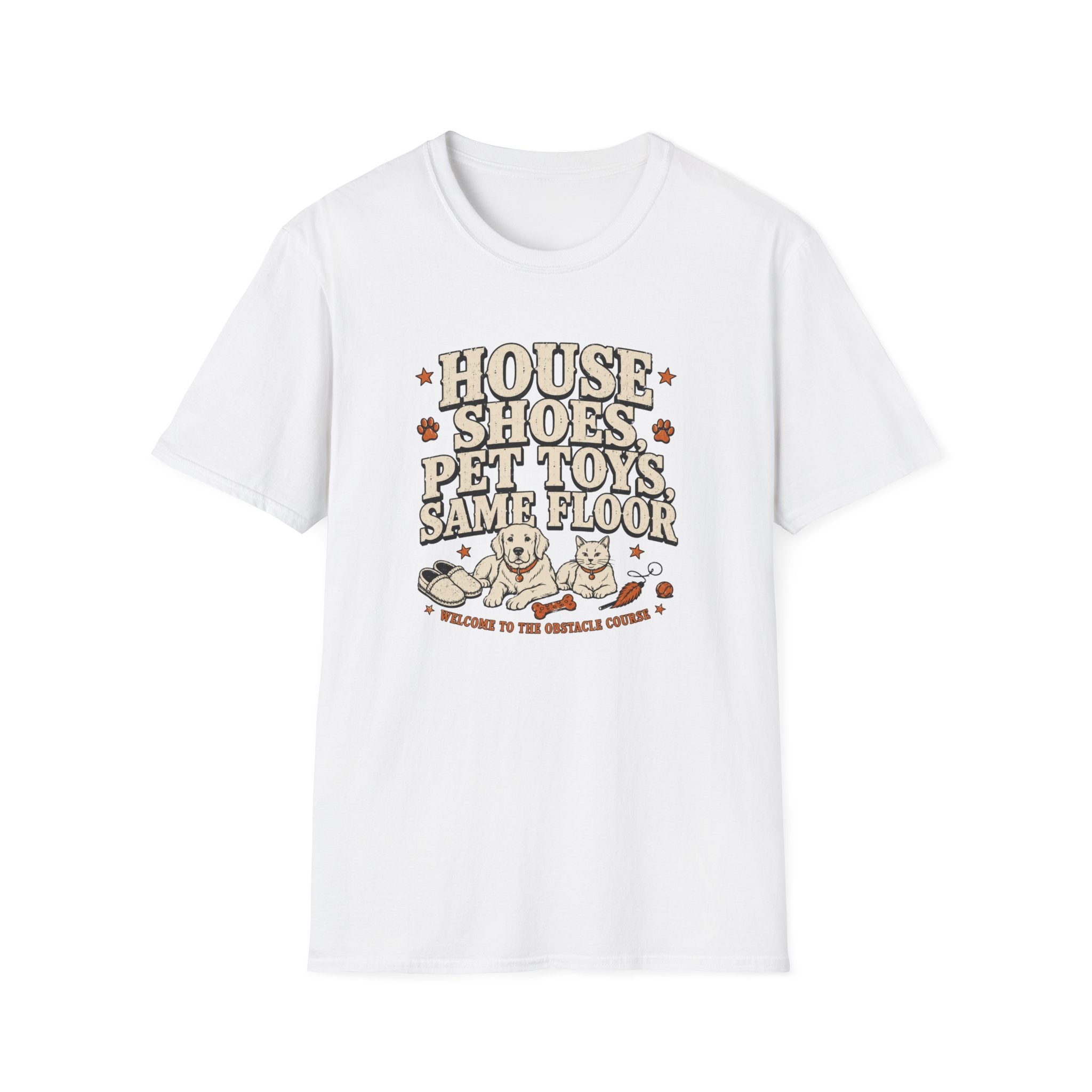 "House Shoes, Pet Toys, Same Floor" Graphic Tee