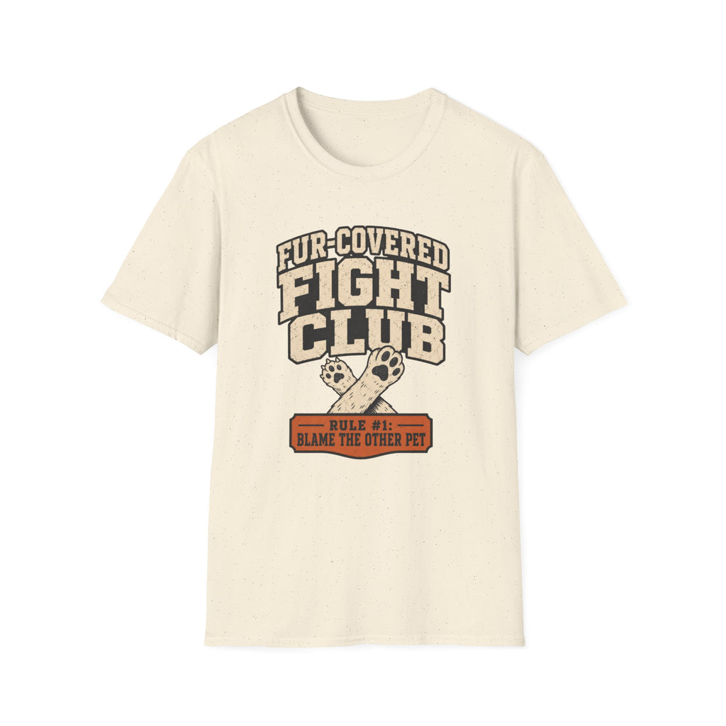 Fur-Covered Fight Club T-Shirt