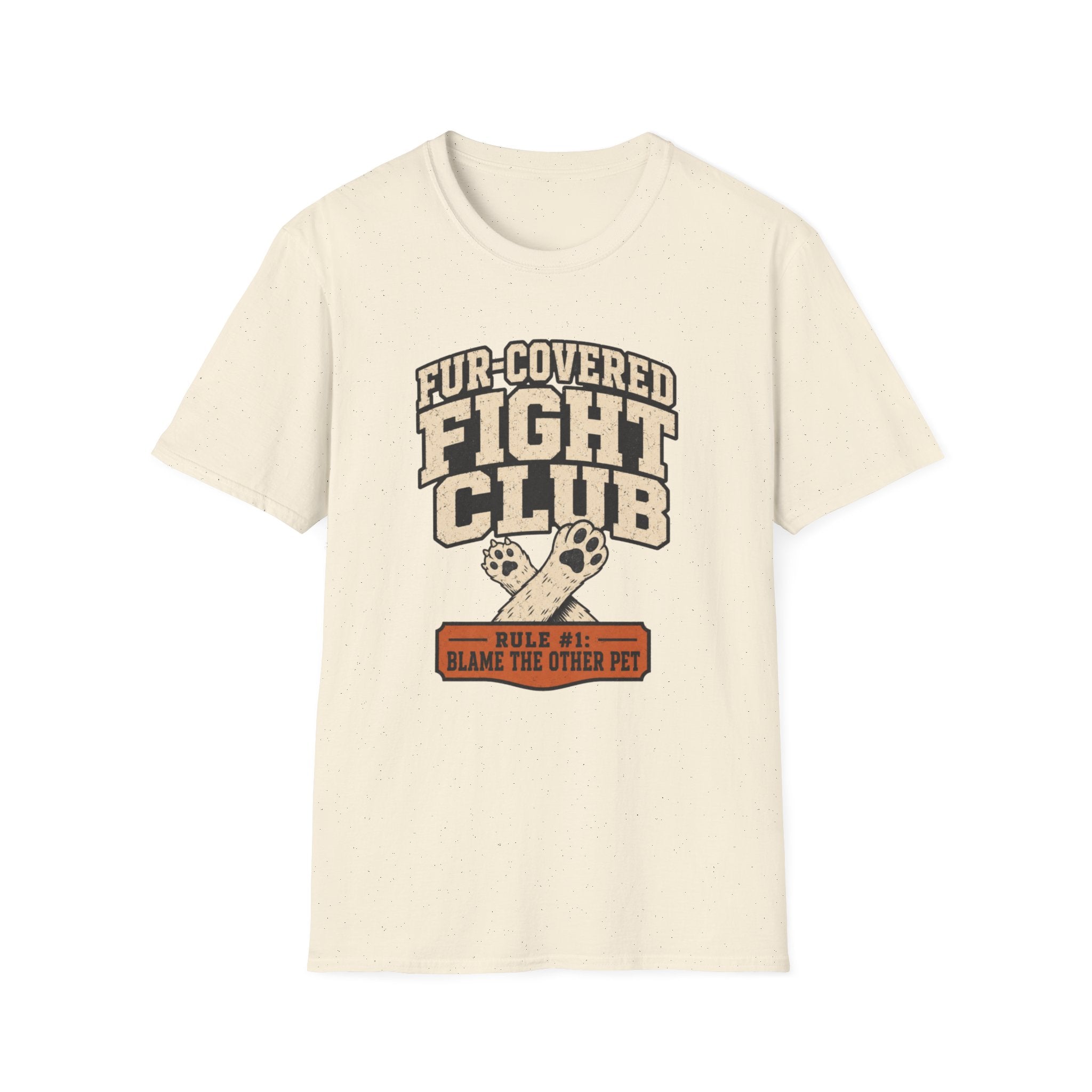 Fur-Covered Fight Club T-Shirt
