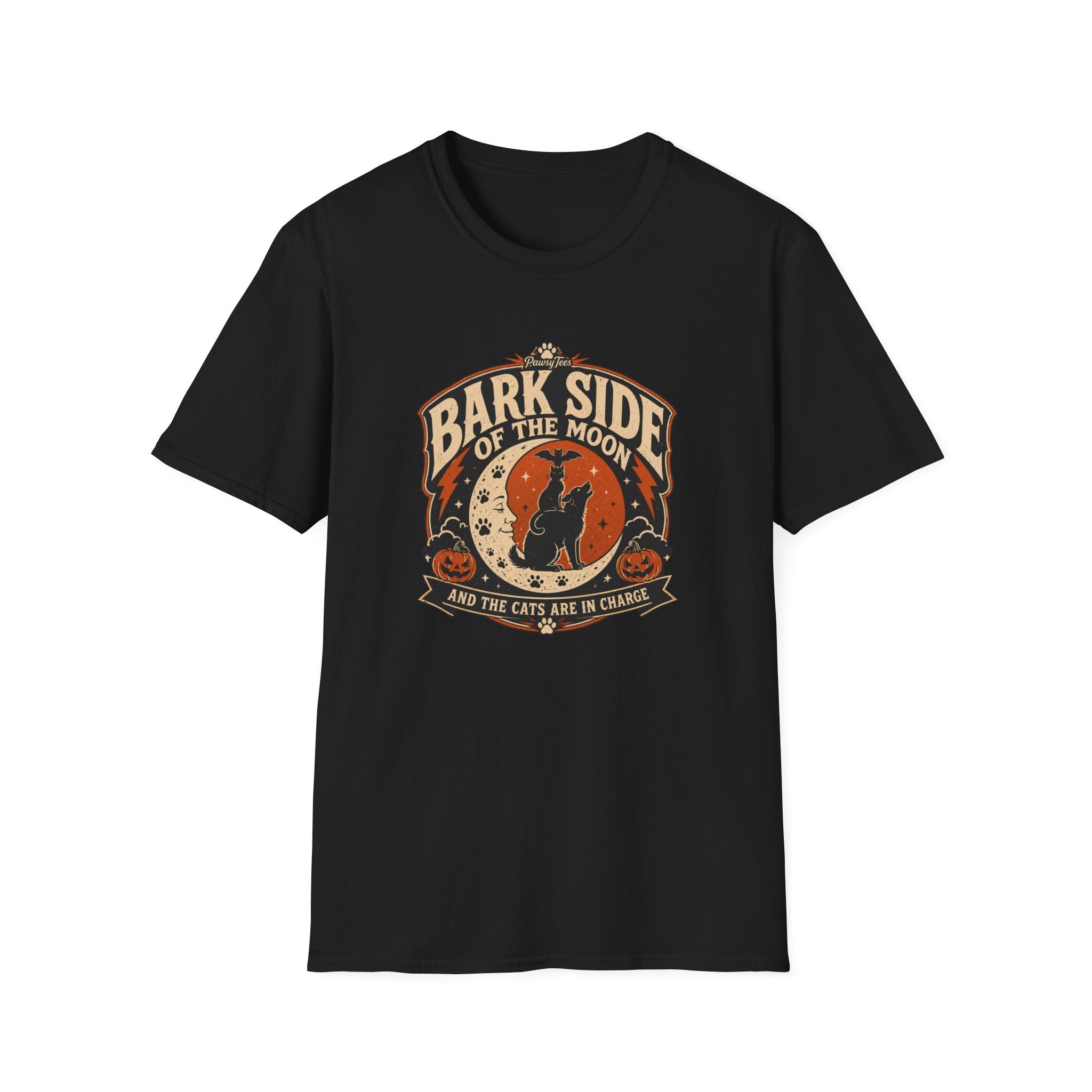 Bark Side of the Moon Halloween Pet Lovers T-Shirt