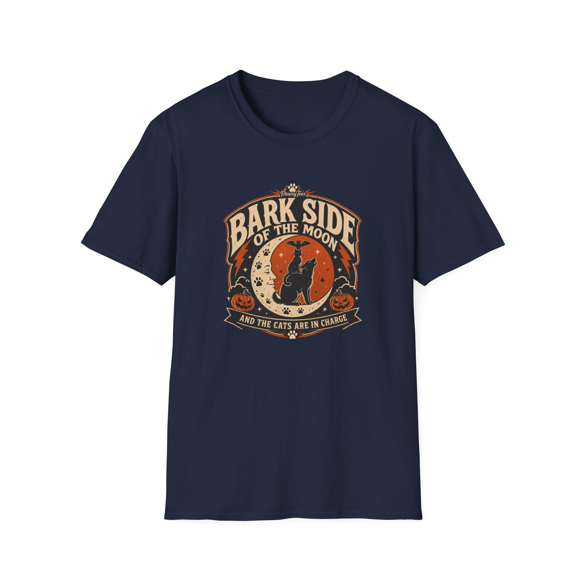 Bark Side of the Moon Halloween Pet Lovers T-Shirt