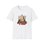 Obey the Fur T-Shirt — Funny Cat & Dog Pet Lover Tee