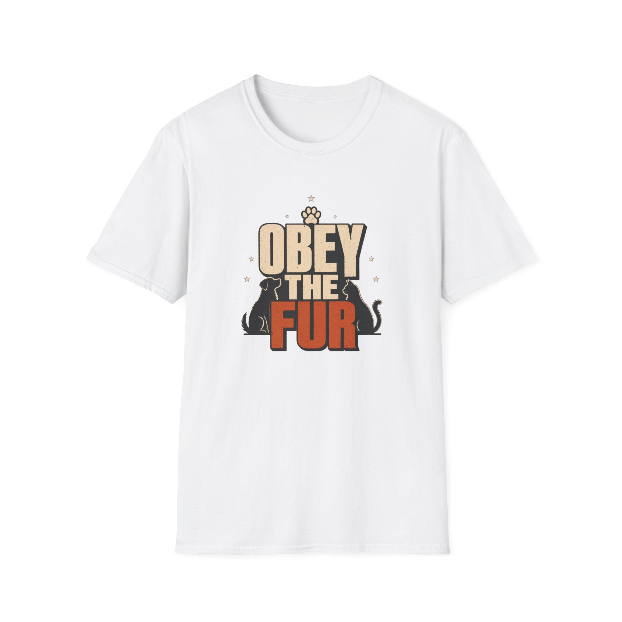 Obey the Fur T-Shirt — Funny Cat & Dog Pet Lover Tee